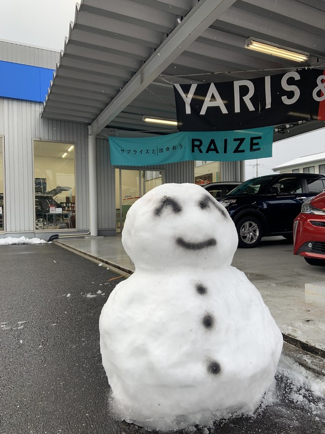 雪だるま来店